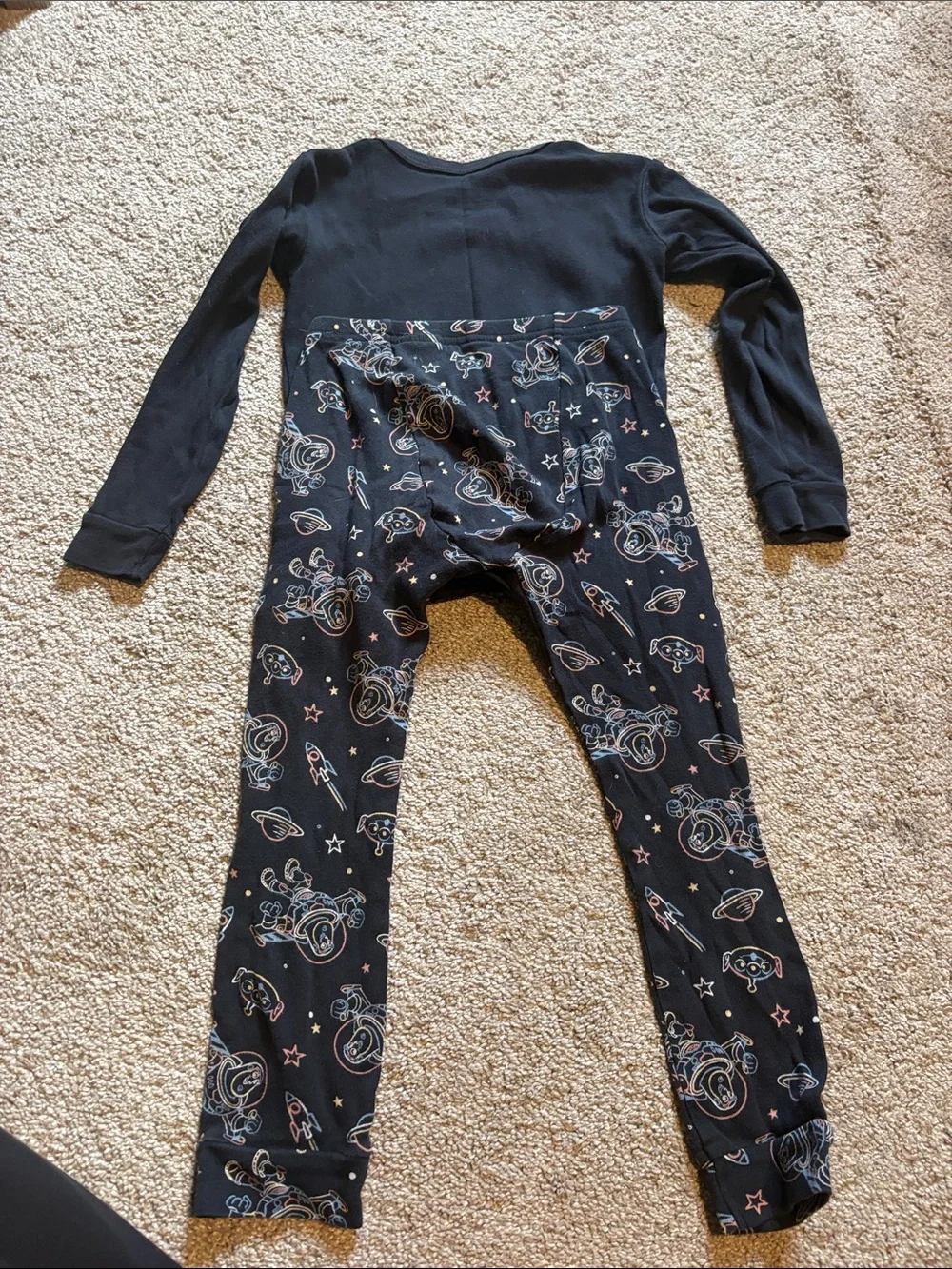 GAP Kids Black Toy Story Buzz Pajama Set